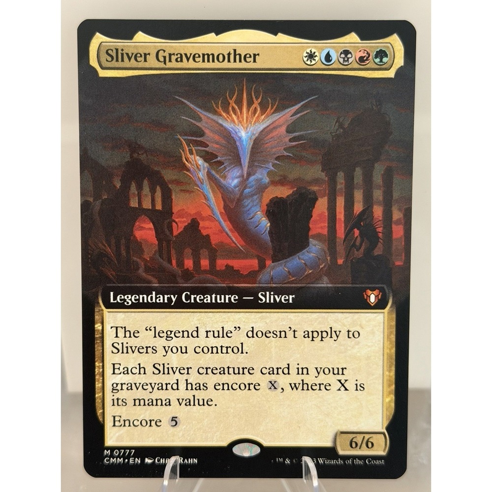MTG English Sliver Gravemother (Extended Art) Normal Commander Masters #777 M